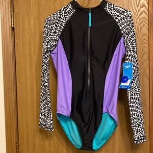 Speedo long sleeve one piece